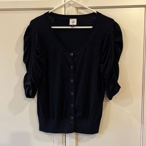 Cabi Core cardigan. Navy blue.